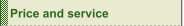 Price and service